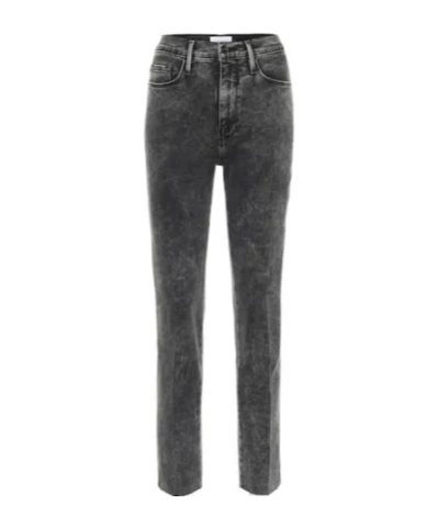 Frame Belt-loop Jeans In Black