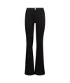 Frame Belt-loop Jeans In Black