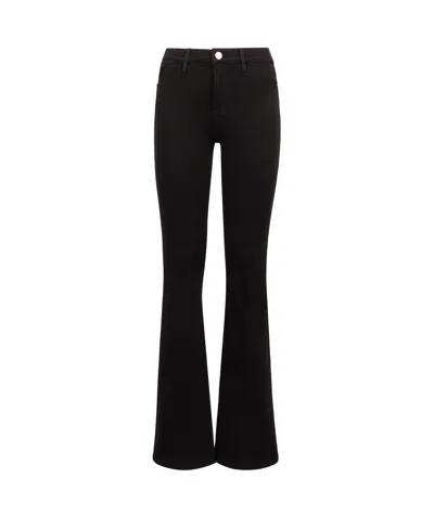Frame Belt-loop Jeans In Black