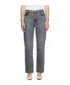 Frame Belt-loop Jeans In Black