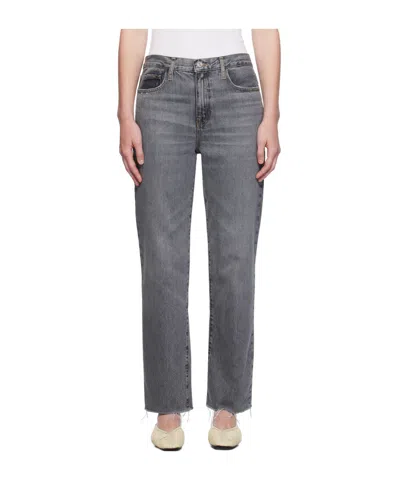 Frame Belt-loop Jeans In Black