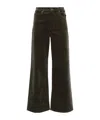 Frame Le Jane Crop Raw After Jeans Stoned Fatigue In Black
