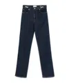 Frame Belt-loop Jeans In Black