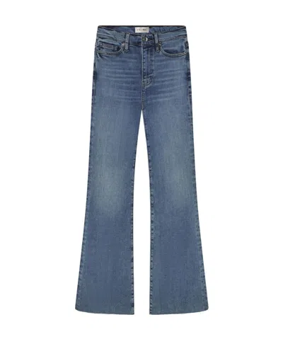 Frame Belt-loop Jeans In Blue