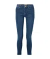 Frame Belt-loop Jeans In Blue