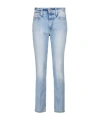 Frame Belt-loop Jeans In Blue