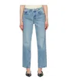 Frame Belt-loop Jeans In Blue