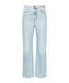 Frame Le Baggy Palazzo High Waist Wide Leg Jeans In Blue