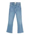 Frame Mini Flared Bootcut Jeans In Blue
