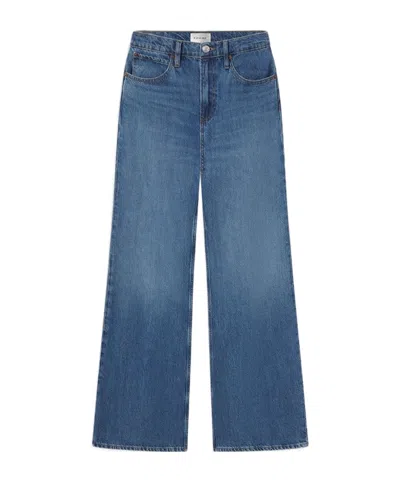 Frame Belt-loop Jeans In Blue