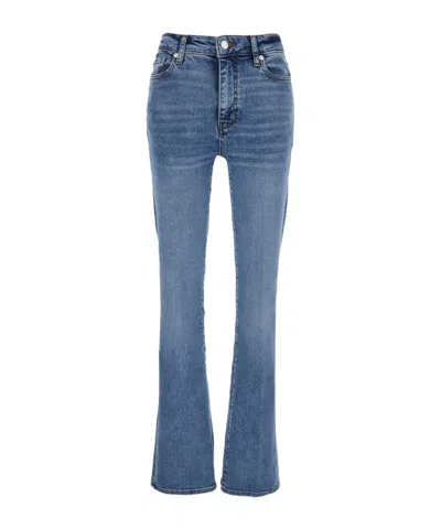 Frame Belt-loop Jeans In Blue