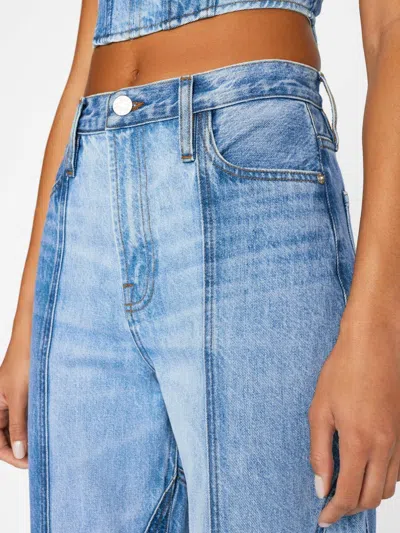 Frame Belt-loop Jeans In Blue