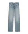Frame Belt-loop Jeans In Gray