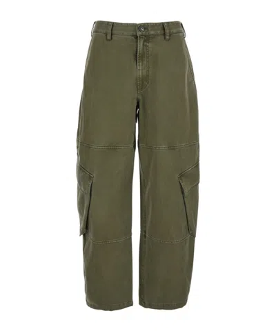 Frame Belt-loop Jeans In Green