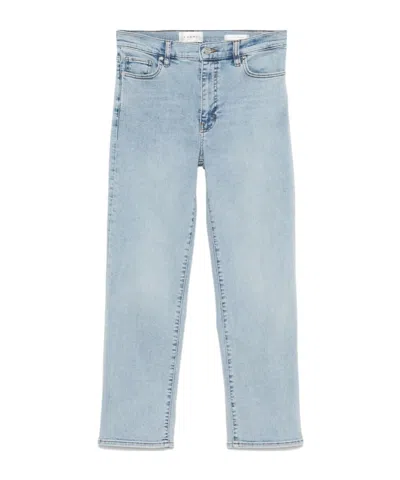 FRAME FRAME BUTTON DETAILED STRAIGHT LEG JEANS