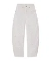 Frame Belt-loop Jeans In White