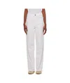 Frame Womens Au Natural Clean The Hang Straight-leg Denim Jeans In White