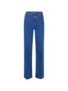 Frame Belt-loop Pocket Jeans In Blue