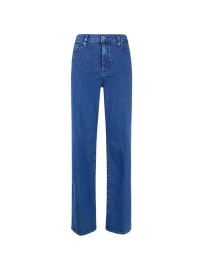 Frame Belt-loop Pocket Jeans In Blue