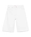 Frame The Boy High-rise Denim Shorts In White