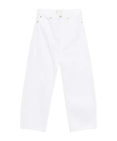 Frame Belt Loops Jeans In White
