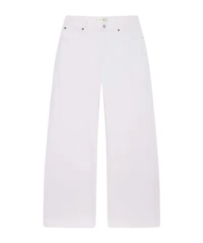 Frame Belt Loops Slacks In White