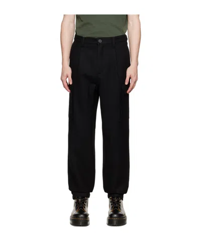 Frame Belt Loops Slacks In Black