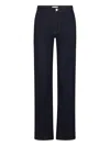 Frame High-waisted Straight Leg Jeans In Black
