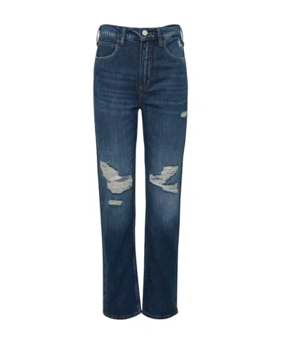 Frame Belt Ring Denim Trousers