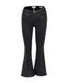 Frame Belt Ring Denim Trousers In Black