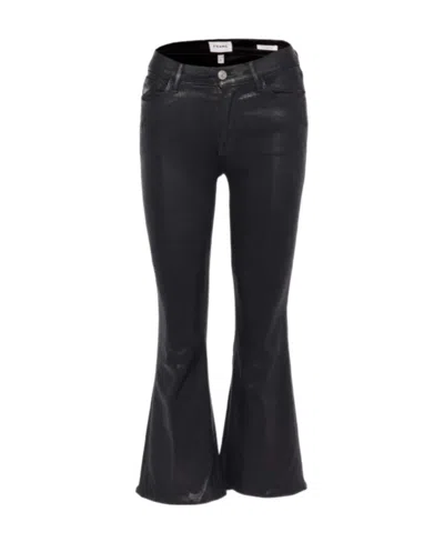 Frame Belt Ring Denim Trousers In Black