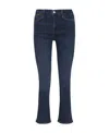 Frame Belt Ring Denim Trousers In Blue