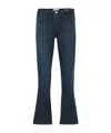 Frame Belt Ring Denim Trousers In Blue