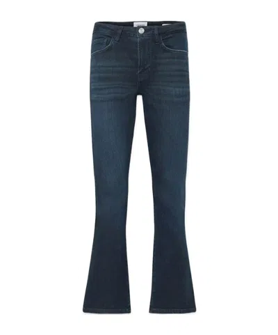 Frame Belt Ring Denim Trousers In Blue