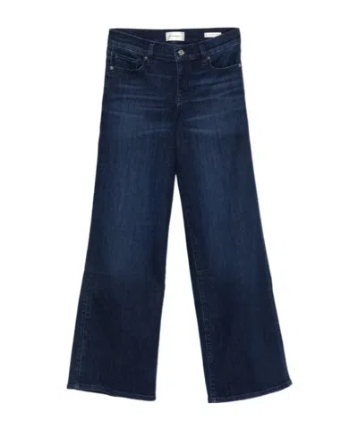 Frame Belt-loop Jeans In Blue