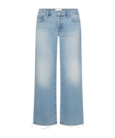 Frame Belt-loop Jeans In Blue