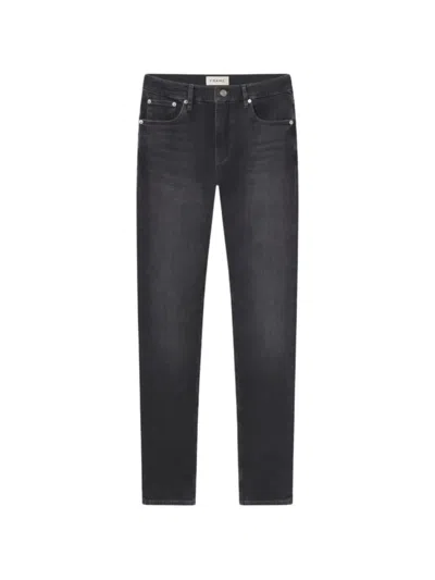 Frame Belt-loop Pocket Jeans In Gray