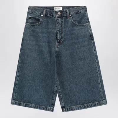 Frame Bermuda Shorts In Regenerated Denim