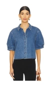 Frame The Billow Denim Shirt In Subtle