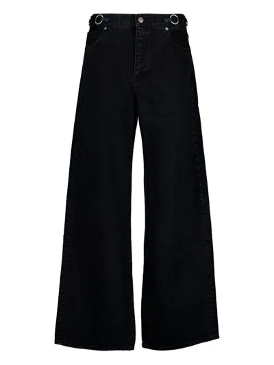 Frame Black Cotton Jeans