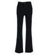 Frame The Reboot Crop Boot-leg Jeans In Black