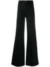 Frame Le Palazzo Crop Jeans In Slow Days