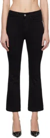 Frame Black 'le Crop Mini Boot' Jeans In Flmn