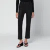 Frame Black Le Sleek Straight Trousers In Black