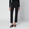 Frame Black Le Sleek Straight Trousers In Black