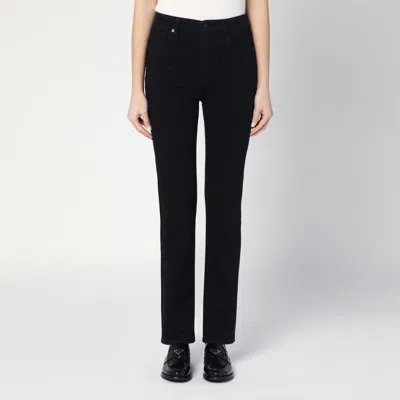 Frame Black Straight-leg Jeans The Pencil