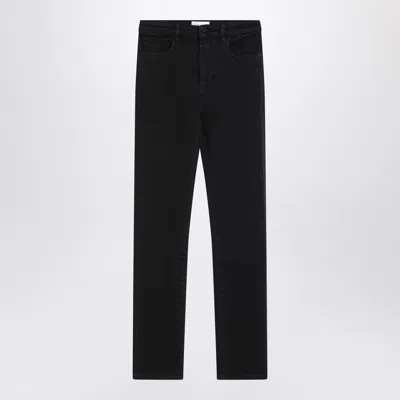 FRAME FRAME BLACK STRAIGHT LEG JEANS THE PENCIL