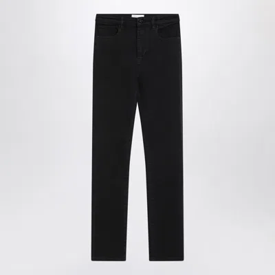 FRAME FRAME  BLACK STRAIGHT-LEG JEANS THE PENCIL