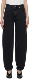 Shop Frame Black 'the Narrow' Jeans In Dthv