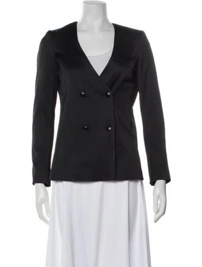 Pre-owned Frame Blazer In Black